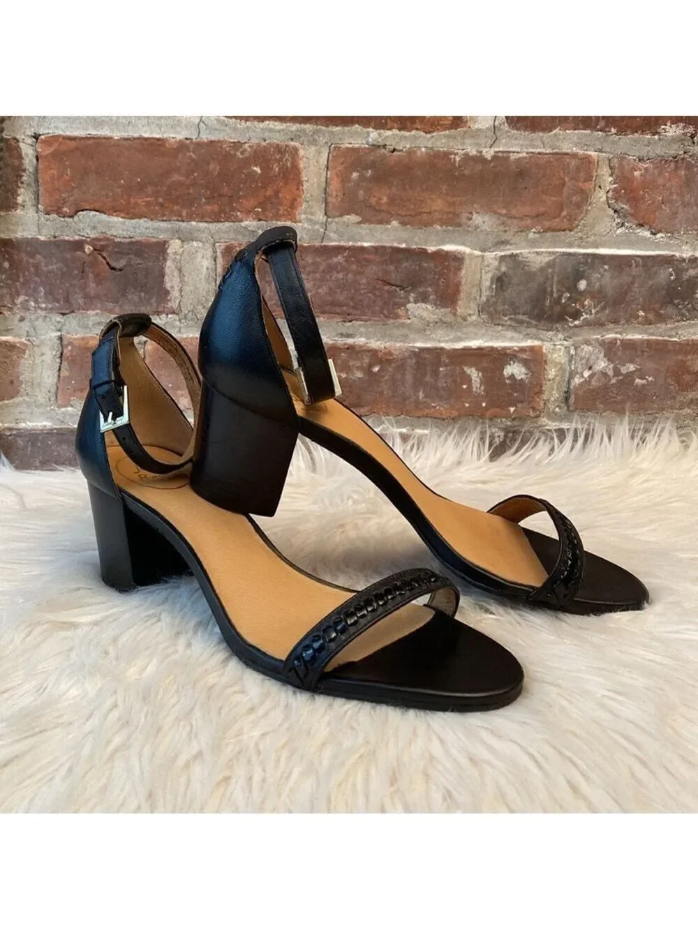 Jack Rogers Lillian Block Heel Sandals, Size 11